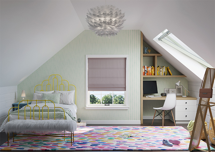 Carina, Raspberry - Roman Blind - Image 8